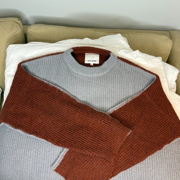 Oversized mohair crewneck sweater - Picture 2 of 9